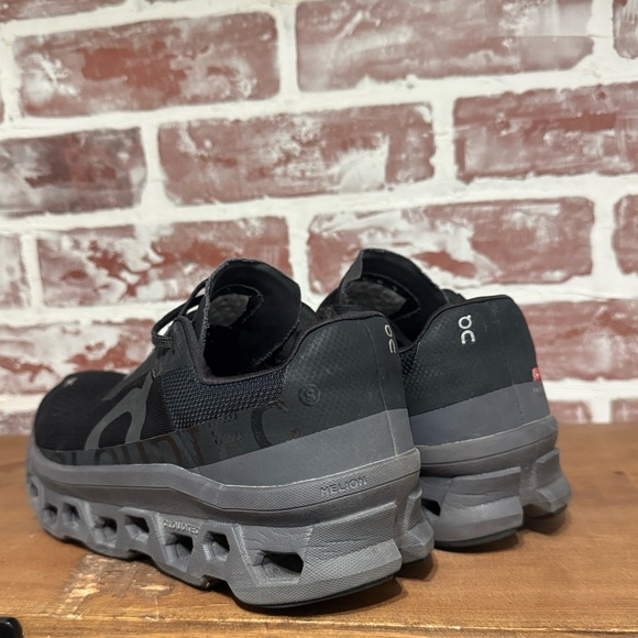 On Running Cloudmonster Black Magnet Womens 8.5 Sneaker All Solid Black - Picture 5 of 16